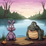 hippo and bunny cartoon