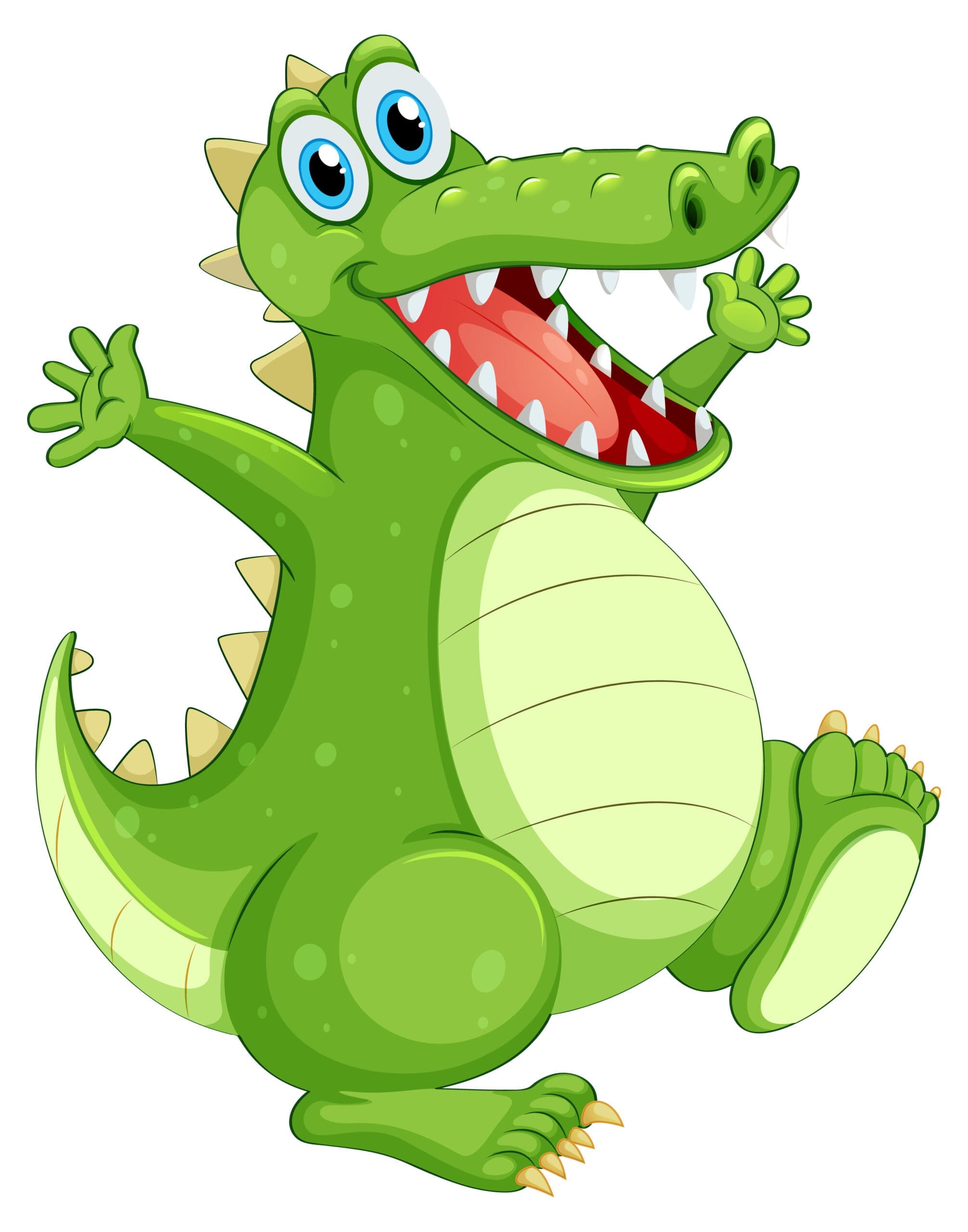 Cartoon graphic of an alligator in a vest giving fashion tips.